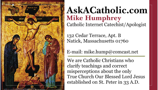 AskACatholic Card - Front AskACatholic Card - Front