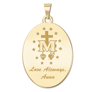 The Miraculous Medal, Backside.
